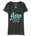 Aeropostale Womens Metallic Logo Embellished T-Shirt, TW2