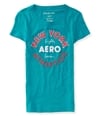 Aeropostale Womens Athletics Logo Embellished T-Shirt 160 S