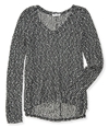 Aeropostale Womens Sheer Textured Pullover Sweater 001 XS