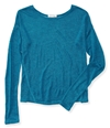 Aeropostale Womens Sheer Knit Pullover Sweater 173 M