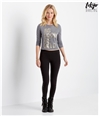 Aeropostale Womens As Good As Gold Graphic T-Shirt 001 L
