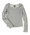 Aeropostale Womens Crochet Back LS Embellished T-Shirt 093 XL