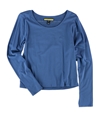 Aeropostale Womens Crochet Back LS Embellished T-Shirt 419 XS