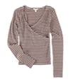 Aeropostale Womens Ribbed Crossover Pullover Blouse, TW1