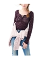Aeropostale Womens Lace Pullover Blouse 560 M