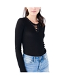 Aeropostale Womens Love This Lace Up Pullover Blouse 001 XS