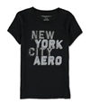 Aeropostale Womens Block New York City Graphic T-Shirt 001 XS