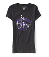 Aeropostale Womens Jeaime' Varsity Graphic T-Shirt 58 XS