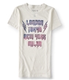 Aeropostale Womens Let's Rock Graphic T-Shirt 047 XS
