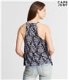 Aeropostale Womens Printed Braided Tank Top 400 XS