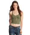 Aeropostale Womens Trimmed V-Neck Cami Tank Top 186 XS