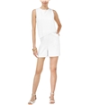 Thalia Sodi Womens Overlay Romper Jumpsuit white S