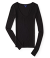 Aeropostale Womens Seriously Soft Ribbed Basic T-Shirt 001 M