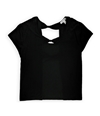 Aeropostale Womens Bow-Tie Cropped Embellished T-Shirt 001 XS