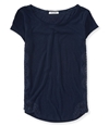 Aeropostale Womens Lace Side Embellished T-Shirt 404 XS