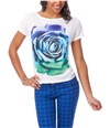 Aeropostale Womens Sequin Rose Graphic T-Shirt 102 S