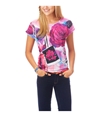 Aeropostale Womens Floral Graphic T-Shirt 571 S