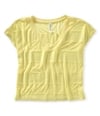 Aeropostale Womens Sheer Stripe Wide Basic T-Shirt