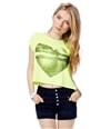 Aeropostale Womens Beach Heart Graphic T-Shirt 788 XS