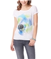 Aeropostale Womens Peace Rose Graphic T-Shirt 102 M