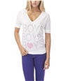 Aeropostale Womens Stacked Aero Heart Graphic T-Shirt 102 XS