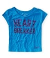 Aeropostale Womens Foil Hearbreaker Graphic T-Shirt 484 L