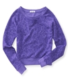 Aeropostale Womens Floral Print Knit Sweater 542 L