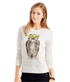 Aeropostale Womens Owl Swag Sweatshirt 047 S