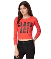 Aeropostale Womens Cropped Class Act Pullover Sweater