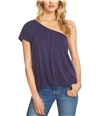1.STATE Womens One-Shoulder Pullover Blouse eveningsky S