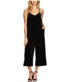 1.STATE Womens Velvet Racerback Jumpsuit richblack XS