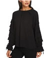 1.State Womens Tiered Knit Blouse