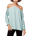 1.State Womens Smocked Sleeve Knit Blouse, TW1