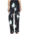 1.STATE Womens Printed Flat-Front Casual Wide Leg Pants mintleaft 0x33