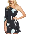 1.State Womens Cinched-Sleeve A-Line Dress