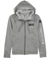 Reebok Womens UFC HRSD 93 Hoodie Sweatshirt gray M