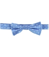 Tommy Hilfiger Mens Polka Dot Self-tied Bow Tie whtblue One Size