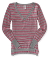 Aeropostale Womens Stripe Knit Sweater 676 XS