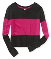 Aeropostale Womens Colorblock Boxy Crew Knit Sweater 583 M