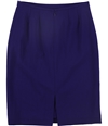 Tahari Womens Solid Pencil Skirt purple 2