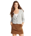 Aeropostale Womens Cable Knit Cardigan Sweater