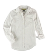 Aeropostale Womens Striped Pocket Button Up Shirt 047 XS