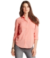 Aeropostale Womens Casual LS Button Up Shirt 870 S