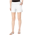 I-N-C Womens Curvy Pull-On Casual Walking Shorts white 16