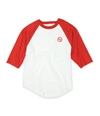 Ecko Unltd. Mens Circle Tag 2 Raglan Graphic T-Shirt red S
