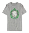 Ecko Unltd. Mens Crown Lion Graphic T-Shirt greyheath S