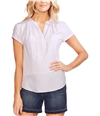 Vince Camuto Womens Tranquil Henley Blouse ltpur XXS