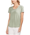 Vince Camuto Womens High-Low Basic T-Shirt green XL