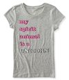 Aeropostale Girls Spirit Animal Graphic T-Shirt
