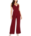 Leyden Womens Strappy Jumpsuit mediumred L